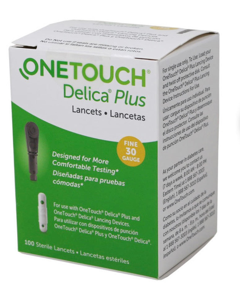 One Touch Delica lancets 200ct