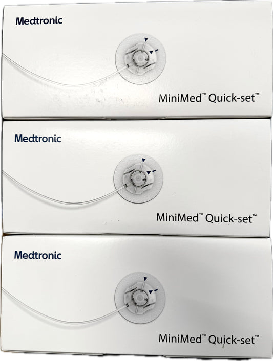 Medtronic quickset infusion set (3 boxes)