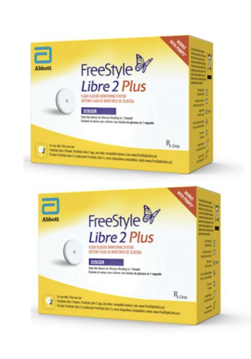 Freestyle Libre 2 plus sensor (set of 2 sensors)